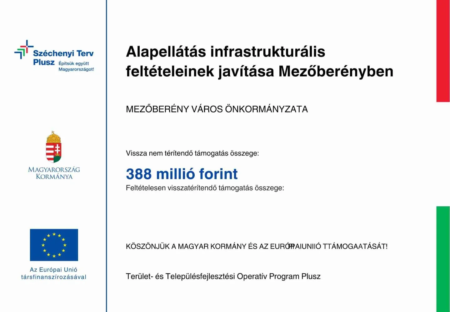 A muronyi óvoda energetikai korszerűsítése